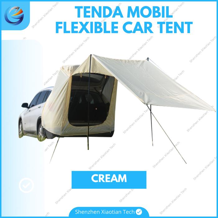 Gambar Tenda Mobil Camping | Tenda Mobil Portable | Tenda Mobil Waterproof - Krem dari Shenzhen Xiaotian Tech undefined Tokopedia