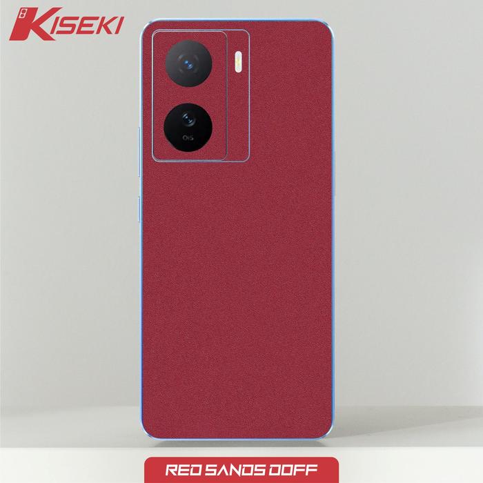Gambar Kiseki Skin Vivo IQOO Z7 Back Case Carbon Leather Custom Dll - Red sand Doff dari Kiseki Skin undefined Tokopedia