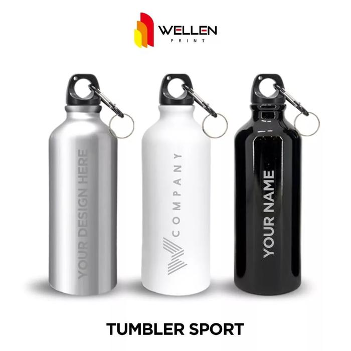 Gambar WELLEN PRINT - Tumbler Grafir Custom All Model / Hampers Termos Botol - Sport, Merah dari WELLEN PRINT OFFICIAL undefined Tokopedia