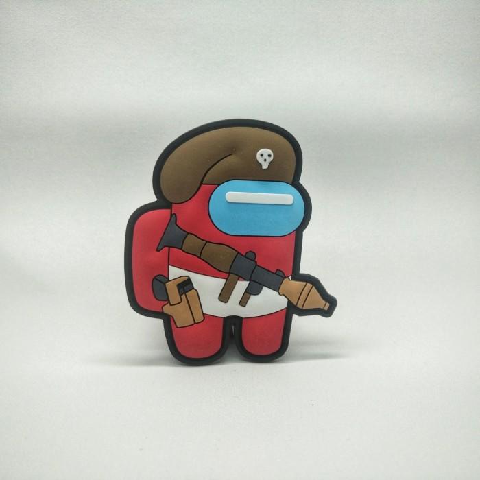 Gambar Among Us Rubber Patch Bazooka Patch Lucu Lucu - Merah dari Guerilla Patch undefined Tokopedia