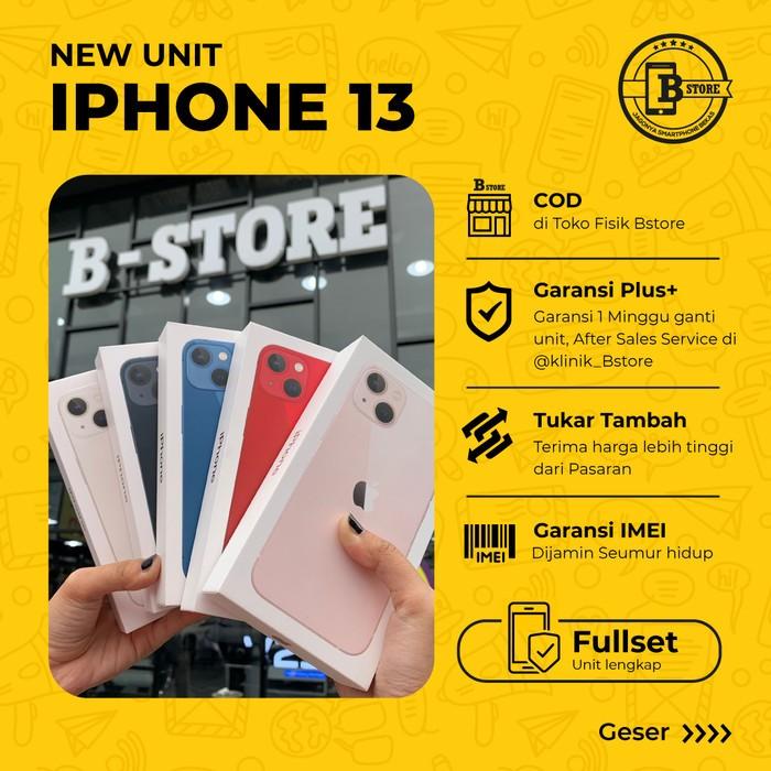 Gambar iPhone 13 256GB - NEW UNIT GARANSI RESMI - 256 GB - COD JAKARTA - Red dari bstore_jakarta undefined Tokopedia