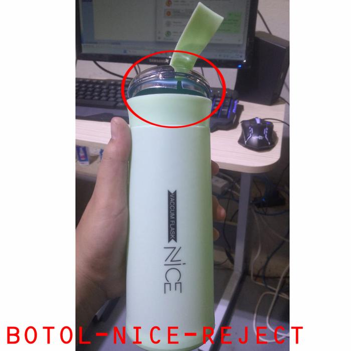 Jual Botol Minum Gelas Kaca NICE Beling TERMOS Vaccum Flask Nice - LBR ...