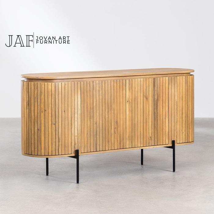 Gambar Buffet Tv Salur Minimalis Kaki Besi - Jovan Art Furniture dari Jovan Art Furniture undefined Tokopedia