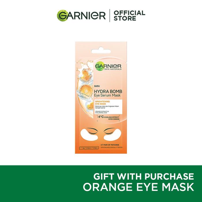 Gambar Garnier bomb eye mask orange dari Asistenibu undefined Tokopedia