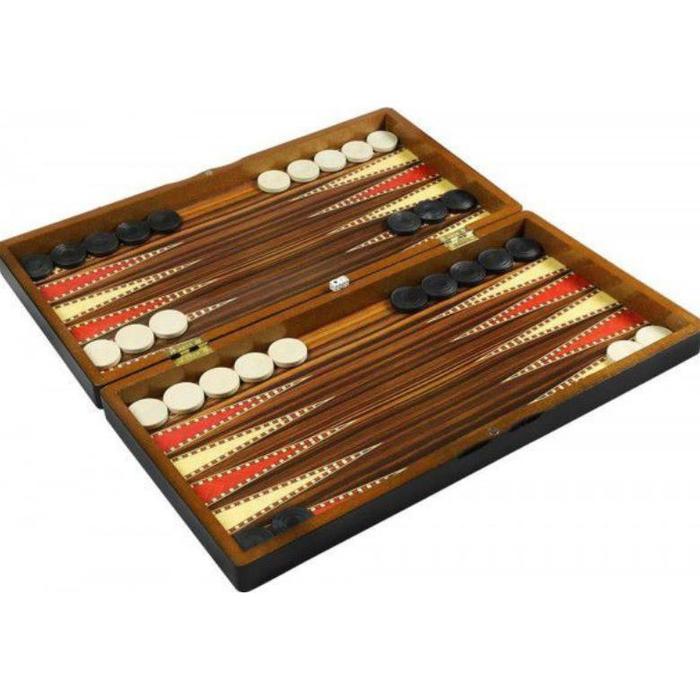 Gambar TAVLA BACKGAMMON SET BOARD GAME WOODEN COVERING BACKGAMMON AND dari Jakbar Outdoor undefined Tokopedia