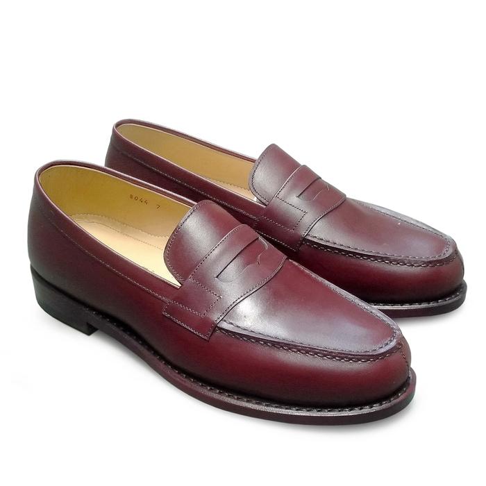 Gambar Fortuna Shoes Sepatu Kulit Pria Penny Loafer - Leather Outsole 8044 - Castagno, 9.5 dari Fortuna Shoes Indonesia undefined Tokopedia