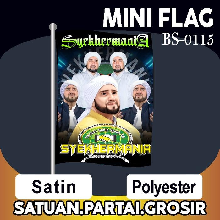 Gambar Cetak Umbul Umbul Printing Syekhermania Terlengkap / Mini Flag Syekher - BS-0115, 120X150 dari pancawarnaprinting undefined Tokopedia