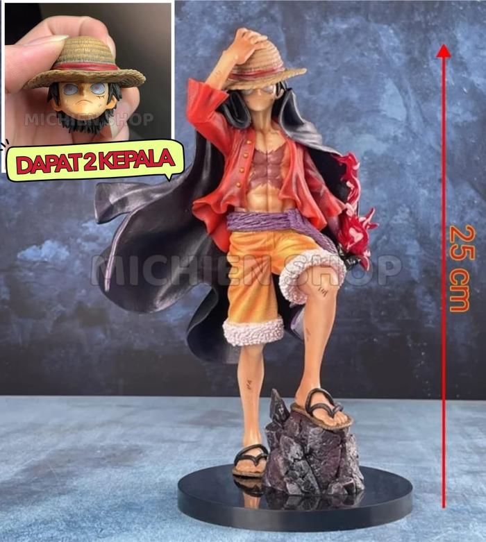 Gambar Luffy GK Statue Action Figure One Piece LX Studio - TATAKAN BULAT dari MICHIEN-SHOP undefined Tokopedia
