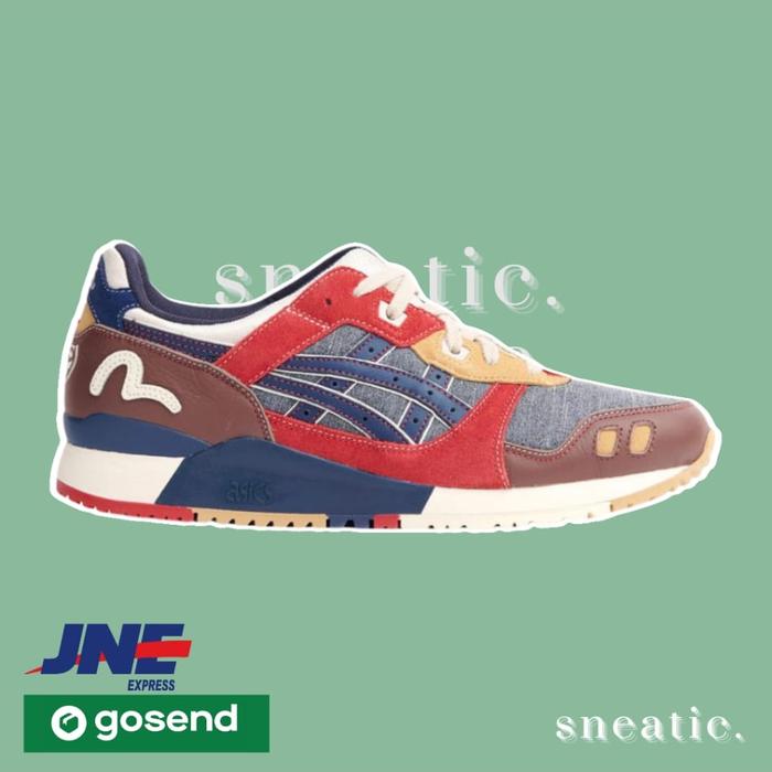 asics x evisu gel lyte iii