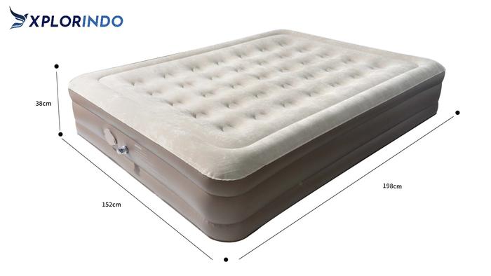 Gambar XPLORINDO Matras Kasur Angin Automatic Inflatable Air Bed Camping - Double dari XPLORINDO undefined Tokopedia