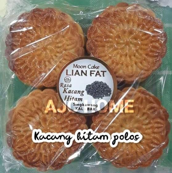 Gambar Moon Cake Lian Fat Tausa isi 4 / MoonCake Lian Fat Kc Hitam isi 4 - Normal dari AJC Homemade undefined Tokopedia