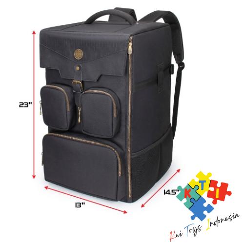 Gambar Enhance Board Games & Puzzles Board Game Backpack ( Black ) dari Kei Toys Indonesia undefined Tokopedia
