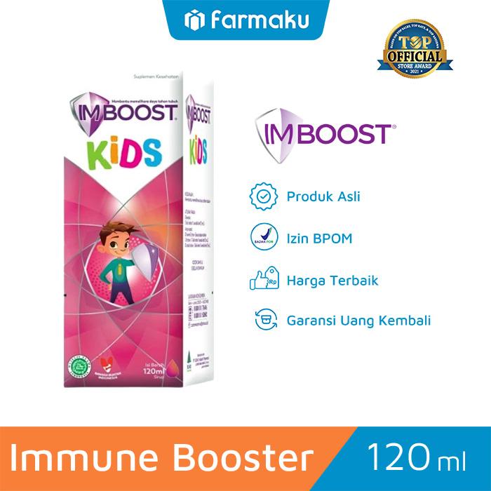 Gambar Imboost Kids Sirup 120 ml - Suplemen Daya Tahan Tubuh Anak dari Farmaku undefined Tokopedia