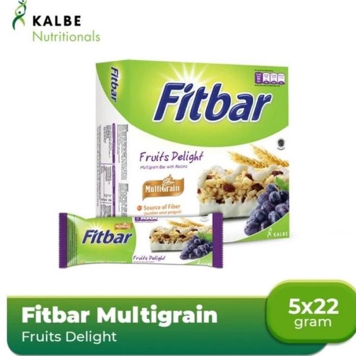 Gambar FITBAR MULTIGRAIN 5 X 22 G TIRAMISU FRUITS CHOCO CHEESE DELIGHT/FIT - FRUITS dari Coco swalayan undefined Tokopedia