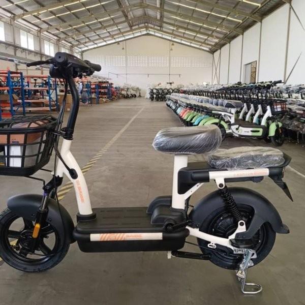 Gambar Sepeda Listrik MOPED Saige Lite New 500w 48V Model Stylish GARANSI - Cream dari Sepeda dan Motor Listrik undefined Tokopedia