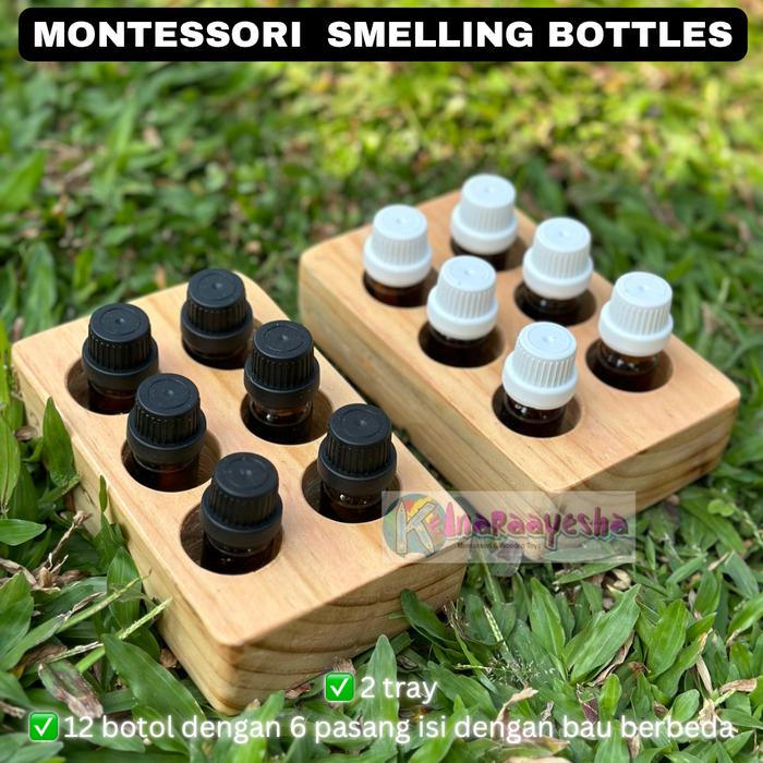 Jual Montessori smelling bottles / montessori sensorial smelling ...
