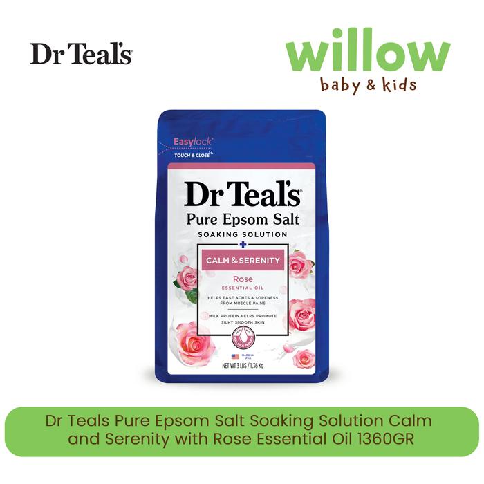Gambar Dr Teals Pure Epsom Salt Soaking Solution Calm&Serenity W/Rose Essent dari Willow Baby Kids West undefined Tokopedia