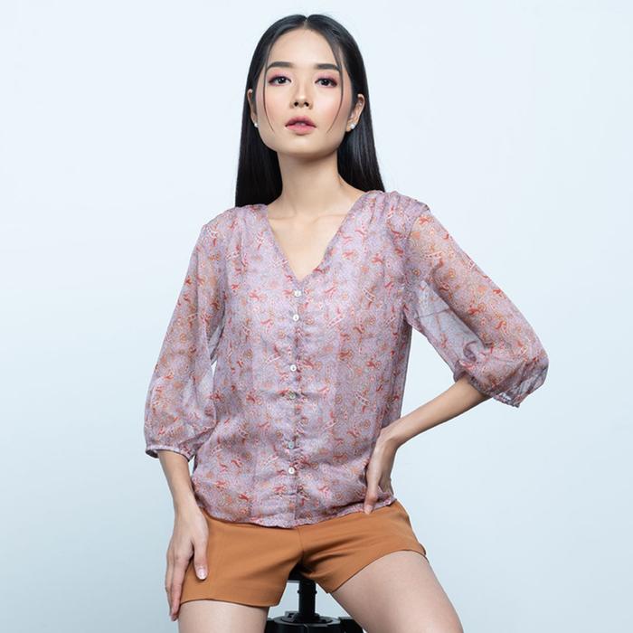 Gambar URBAN&CO Fashion Multicolor Blouse - V604 - F21 - MULTICOLOR, M dari URBAN&CO OFFICIAL undefined Tokopedia