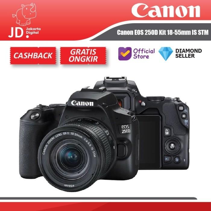 Gambar Canon EOS 250D Kit 18-55mm IS STM / Camera Canon EOS 250 D - STANDAR dari Jakarta Digital 8 undefined Tokopedia