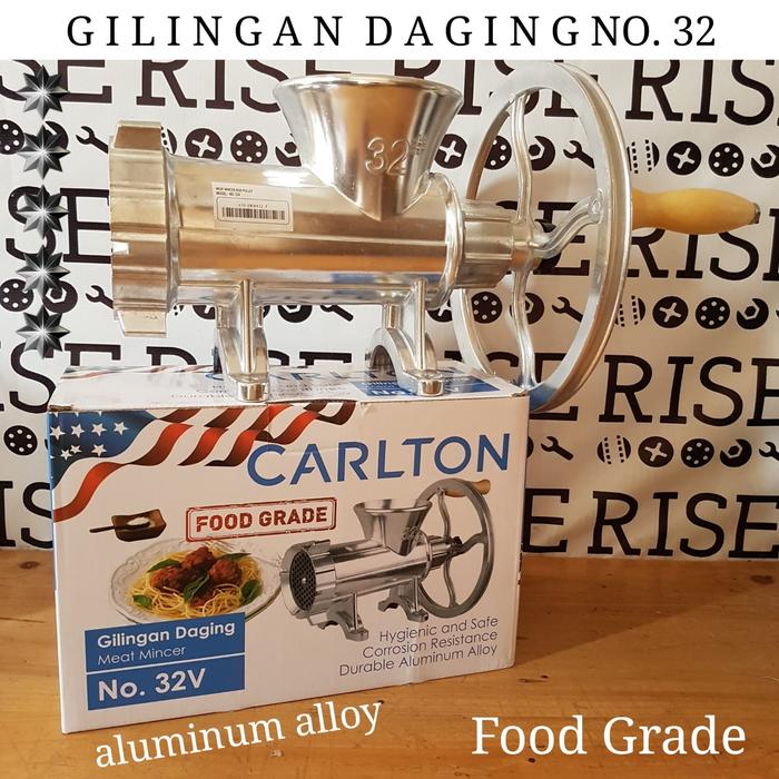 Gambar Gilingan Daging no32 Manual aluminium alloy Carlton No 32 food grade dari rise hardware jakarta undefined Tokopedia