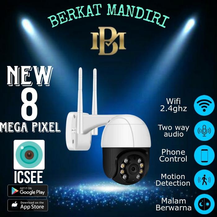 Promo IP CAMERA CCTV OUTDOOR WIRELESS 8MP FULL HD PTZ SPEED DOME