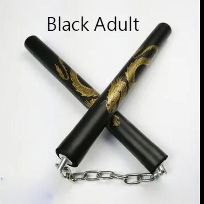 Gambar Nunchaku Training Martial Arts Double Stick Besi Sponge Busa - Hitam dari Larizt Shop Jakarta undefined Tokopedia