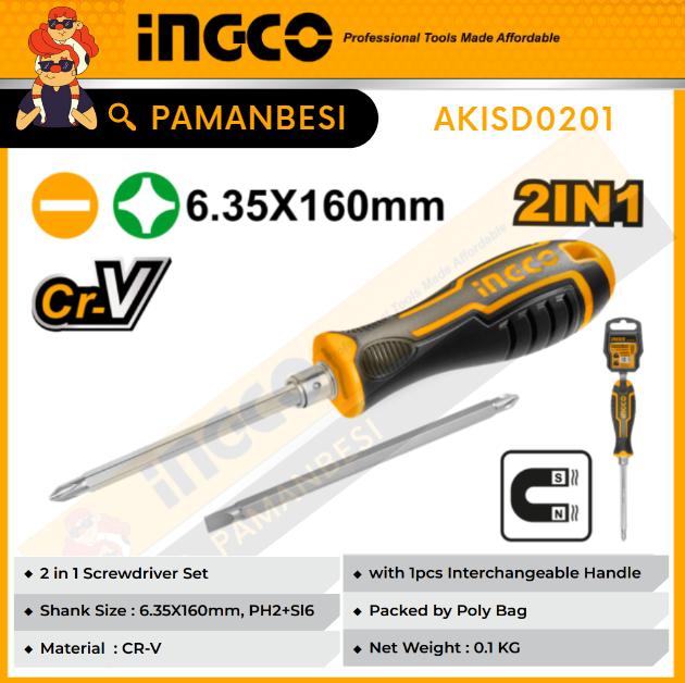 Jual Obeng Cabut 2 Way ( + ) / ( - ) INGCO AKISD0201 - Jakarta Pusat ...