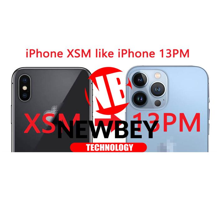 Gambar HOUSING CASING IPHONE XS MAX CUSTOM MODEL TO 13 PRO MAX - SILVER dari NEWBEY OFFICIAL undefined Tokopedia