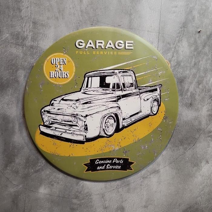 Gambar poster metal plate round vintage retro bulat home room cafe decor PS03 - SS020 dari SILVERSTOREOFFICIAL undefined Tokopedia