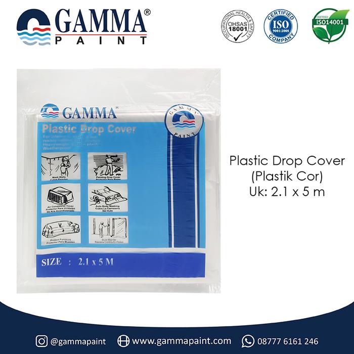 Jual Plastic Drop Cover - Plastik Cor untuk Proteksi Proyek - Uk. 2.1 x ...