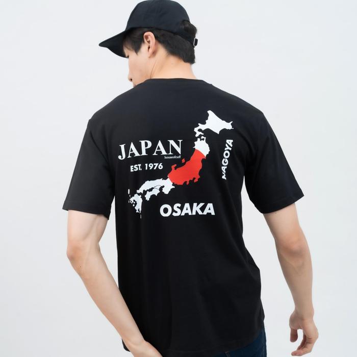 Gambar Houseofcuff T-shirt Kaos Hitam Motif Japan Osaka Tersedia Size S-4XL - L dari House of Cuff undefined Tokopedia