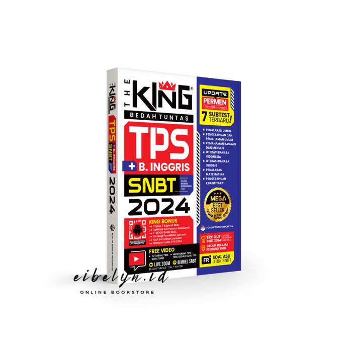 Gambar The King TPS SNBT 2026 Bedah Tuntas Tes Potensi Skolastik Update Permen 7 SubTest - TPS 2024 dari Eibelyn Books undefined Tokopedia