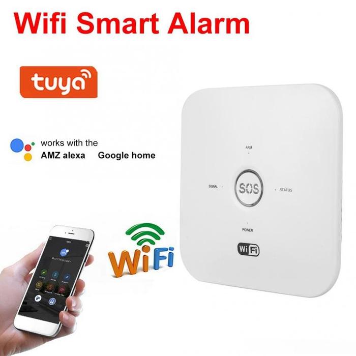 Gambar Smart WIFI GSM Home Security Alarm System PIR for for Assistant dari Just Network undefined Tokopedia