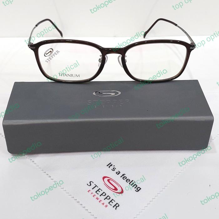 Jual frame kacamata stepper SI-70034 F120 titanium Jakarta Utara