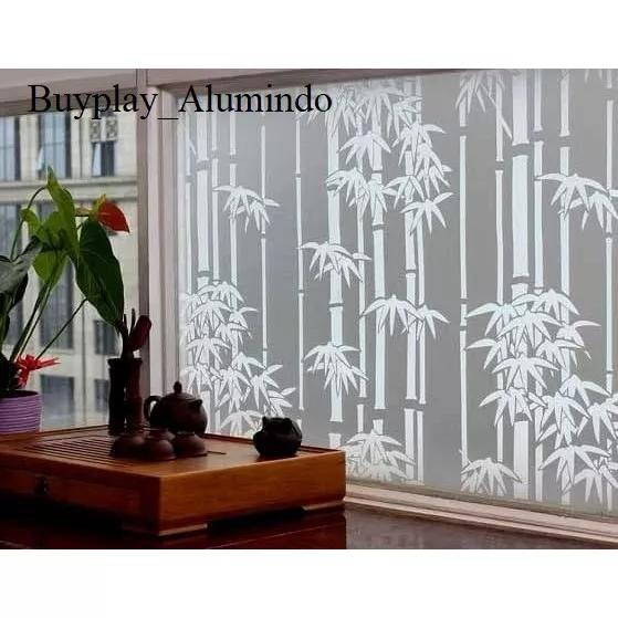 Gambar SUNBLAST STICKER KACA /wallpaper stiker kaca bambu pata pata - bambu pata² dari FIROH WALLPAPER undefined Tokopedia