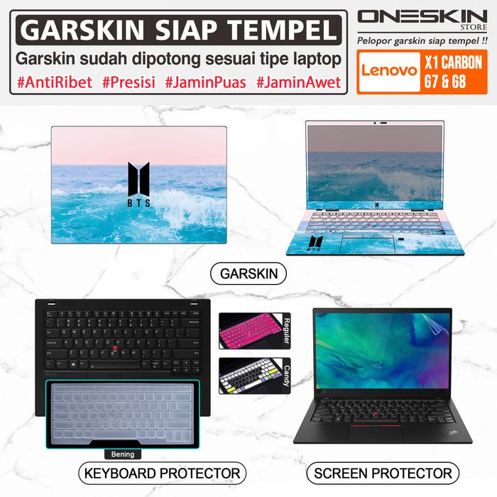 Gambar Precut Garskin Sticker Laptop Skin Perfect Fit Kompatibel dengan Lenovo ThinkPad X1 Carbon Gen 7 8 9 Gambar Fullbody Karbon - X1 Carbon G7-8, Cover dari Oneskin Store Indonesia undefined Tokopedia