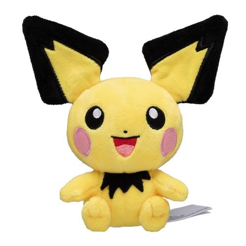 Gambar Pokemon Center Fit Plush Pichu Pikachu Raichu Boneka Sitting Cuties - Pichu dari Irene Toys & Hobbies undefined Tokopedia