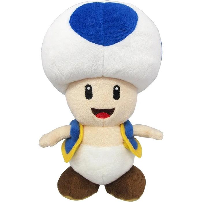 Gambar ORIGINAL Super Mario Bros Plush Sanei All Star Toad Toadette Boneka - Blue Toad dari Irene Toys & Hobbies undefined Tokopedia