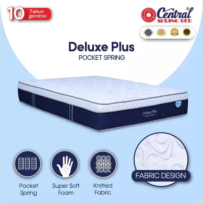 Gambar Spring Bed Central Tipe Deluxe Plus Pocket - Kasur Saja, 100x200 dari Megah Mebel undefined Tokopedia