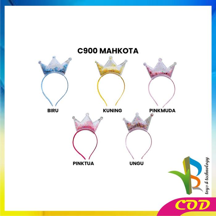 Gambar [COD] RB C900 Bando Anak Bentuk Telinga Kucing / Bando Mahkota Aksesoris - MAHKOTA, Biru dari RB TOYS AND TECHNOLOGY Kab. Tangerang Tokopedia