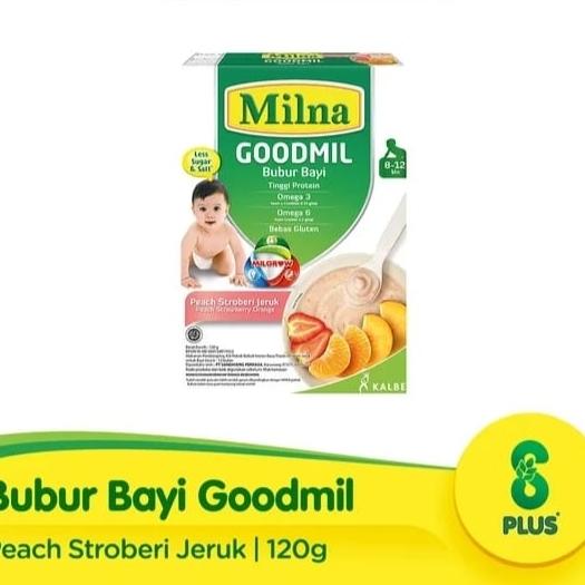 Gambar 8+ MILNA BUBUR BAYI TANPA SUSU SAPI PEACH STROBERI JERUK 120 gram dari Jesper_Shop undefined Tokopedia