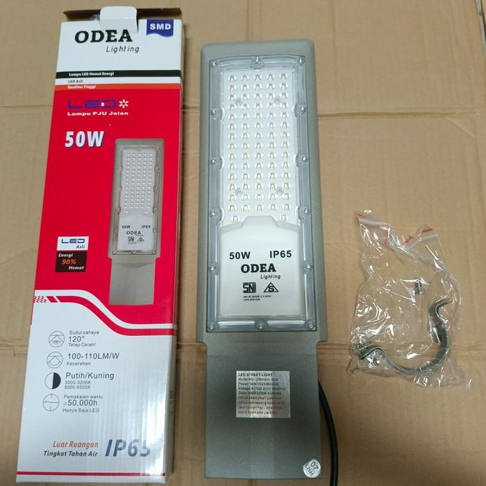 Gambar lampu pju led jalan 50w 100w 150w 200w streetlight 50 100 150 200 - PJU ODEA 50 W, KUNING dari Indo Led Lighting undefined Tokopedia