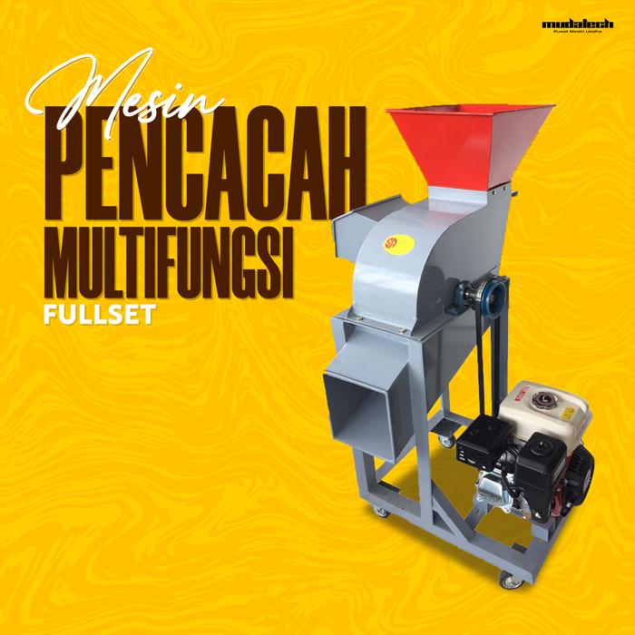 Gambar Mesin Chopper Multifungsi Hammer Mill Pencacah Rumput - Bensin 6,5 Hp, Non Paket dari Mudatech Official undefined Tokopedia