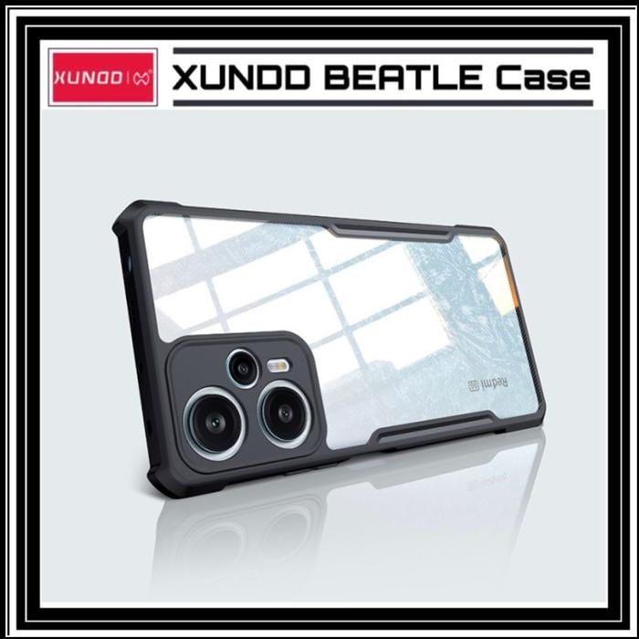 Gambar Xiaomi Poco F5 5G Case Xundd Beatle Original Hard Cover Casing Clear - Hitam, XM POCO F5 5G dari Best Accesories Hp undefined Tokopedia