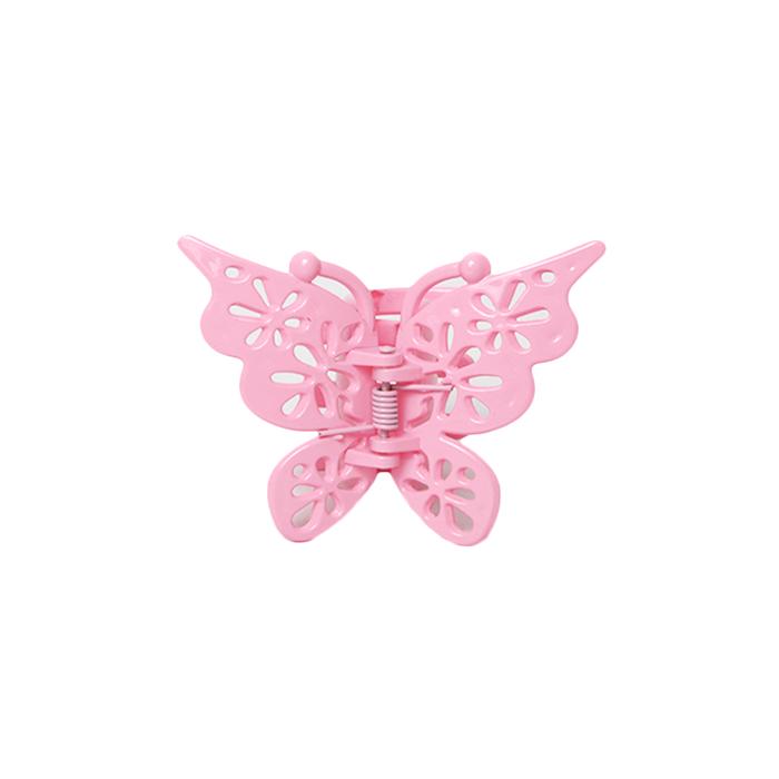 Gambar Stroberi Shape Color Butterfly Hair Clip - Pink-1 dari Stroberi Accessories undefined Tokopedia
