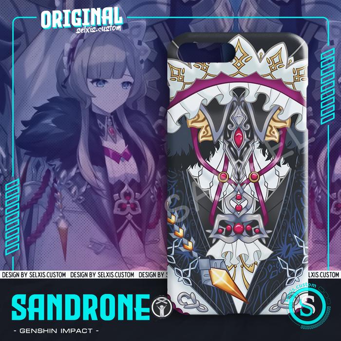 Gambar Premium Phone Case Genshin Impact Fatui Harbingers Sandrone - Variasi 1, 3D (Hardcase) dari selxiscustom undefined Tokopedia