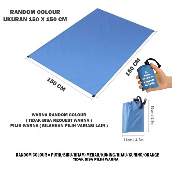 Gambar Karpet Camping lipat waterproof size 150x200 cm Outdoor camping hiking - 150X150 RANDOM dari YAMA OUTDOOR STORE_NEW undefined Tokopedia
