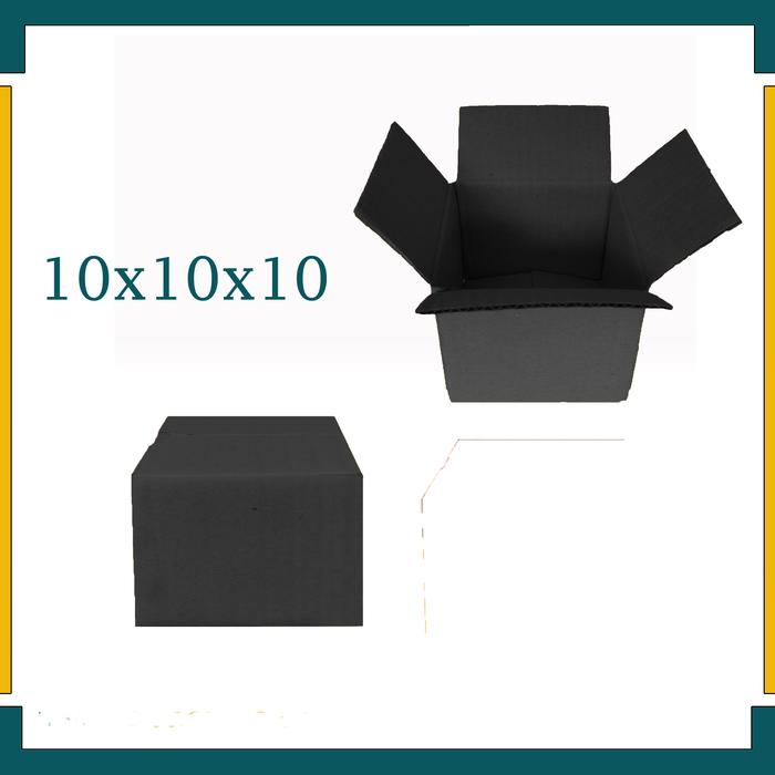 Gambar Box 10x10x10 Cm / Box Packing A1 / Kotak Kado / Aksesoris - hitam ful warna dari Kardus Kemasan undefined Tokopedia