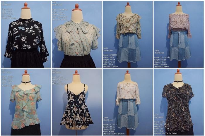 Gambar BEAUTHRIFT BLOUSE VINTAGE PART 1 top blus atasan wanita lengan pendek - TAKE ALL 8PCS dari BEAUTEEN STORE undefined Tokopedia