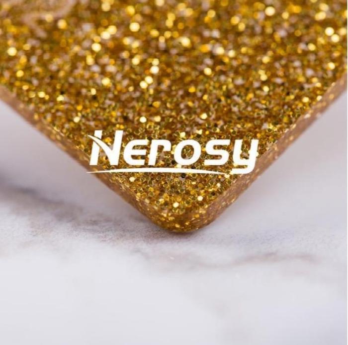 Gambar Akrilik Lembaran / Akrilik Bersinar 2mm / Akrilik Mirror 122 x 244 cm - Shiny Gold dari Tanda Acrylic undefined Tokopedia